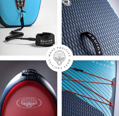 Movino GARDA Allround Opblaasbaar stand-up paddleboard, 10'10" SUP-board, lichtgewicht SUP-boards en accessoires, watersport, 330 cm