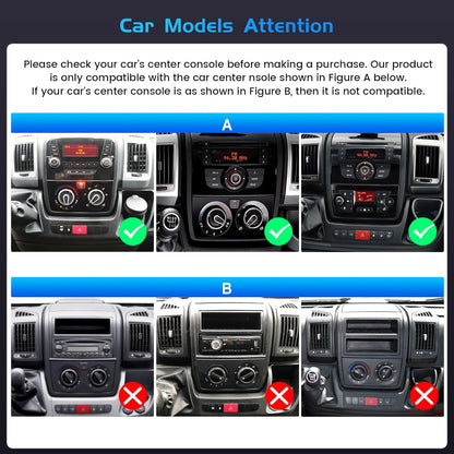 4+64G Autoradio – Multimedia Systeem – Navigatiesysteem – Touchscreen Radio – Draadloze CarPlay – Android 15 OS – 9 Inch In-Cell Scherm – GPS Met Wifi