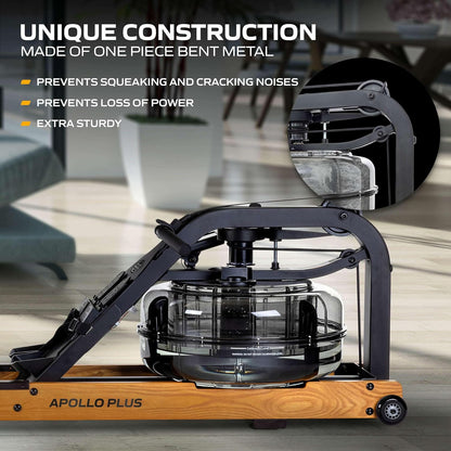 First Degree Fitness Apollo Plus Rowing Machine - Ash - QUORE