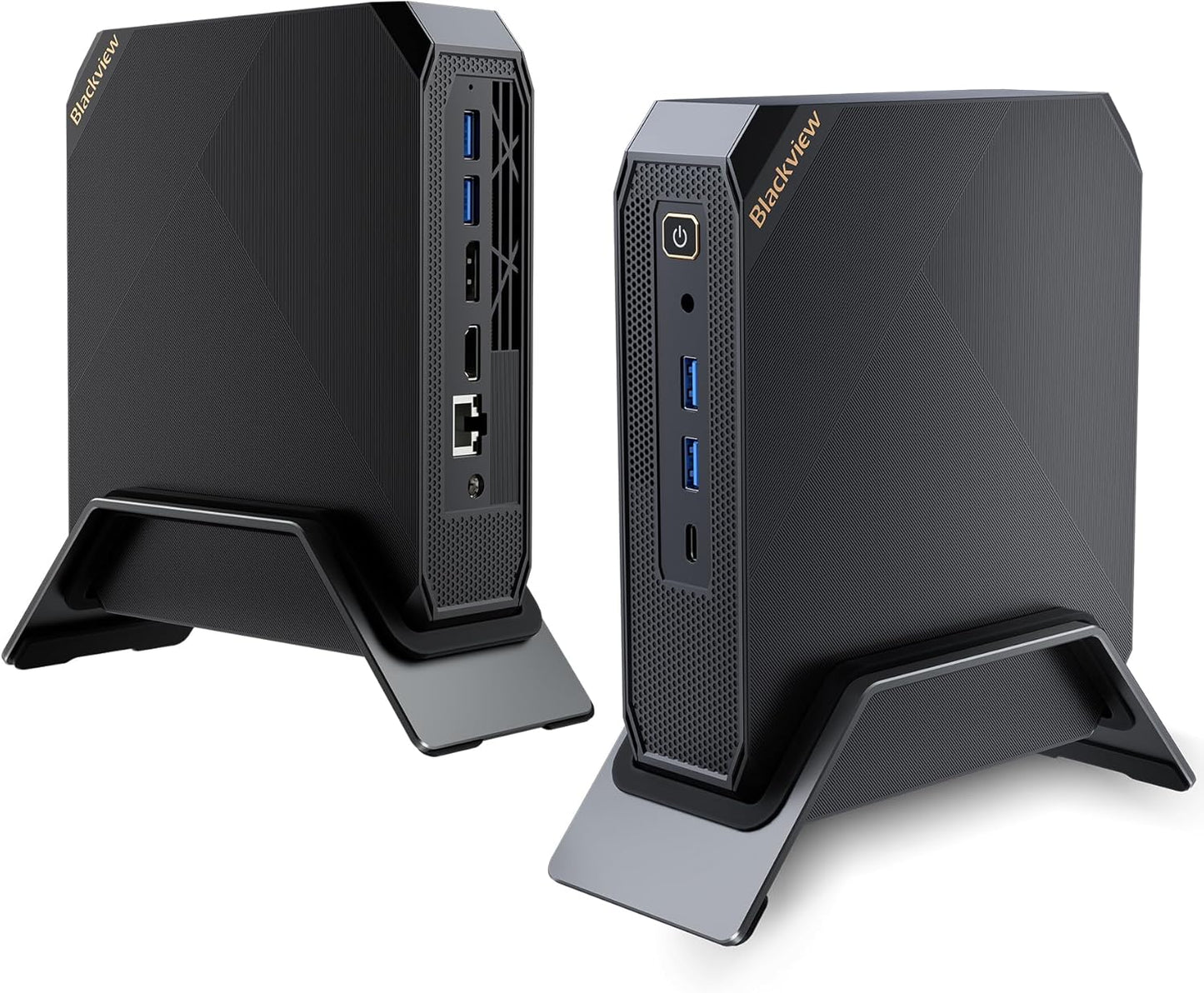 Blackview Mini PC Intel Core i5-12450H(bis zu 4,40GHz), MP200 16GB + 1TB Mini Desktop Computer Windows 11, HDMI+DP+Typ-C 4K-UHD Triple Display, Gigabit Ethernet, WiFi 6 BT5.2, für Spiele/Büro/HTPC