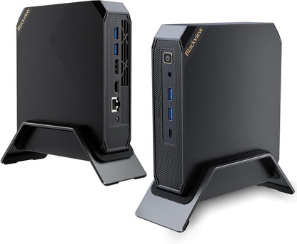Blackview Mini PC Intel Core i5-12450H(bis zu 4,40GHz), MP200 16GB + 1TB Mini Desktop Computer Windows 11, HDMI+DP+Typ-C 4K-UHD Triple Display, Gigabit Ethernet, WiFi 6 BT5.2, für Spiele/Büro/HTPC