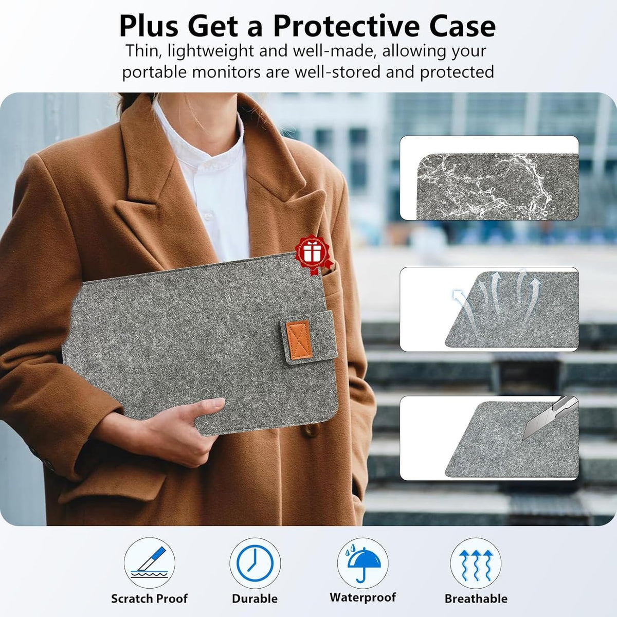 InnoView 15.6 FHD Touch Screen Portable Screen - QUORE