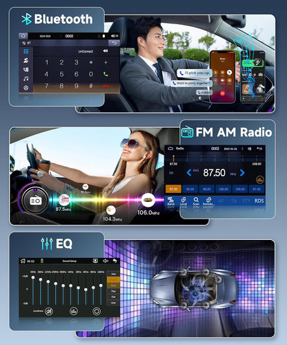 Rimoody Autoradio, 1 Din Wireless Carplay Android Auto met 7 Pollici HD touchscreen, handmatig intrekbare beeldscherm, autoradio met Bluetooth GPS Navi Mirror Link FM/AM/RDS radio TF/USB/AUX