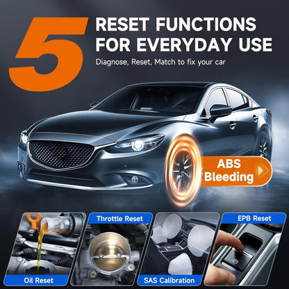 OBD2 Scanner – Code Lezer – Diagnoseapparaat – Auto Scanner – Foutcode Lezer – Live Data Weergave – EPB en Olielamp Reset
