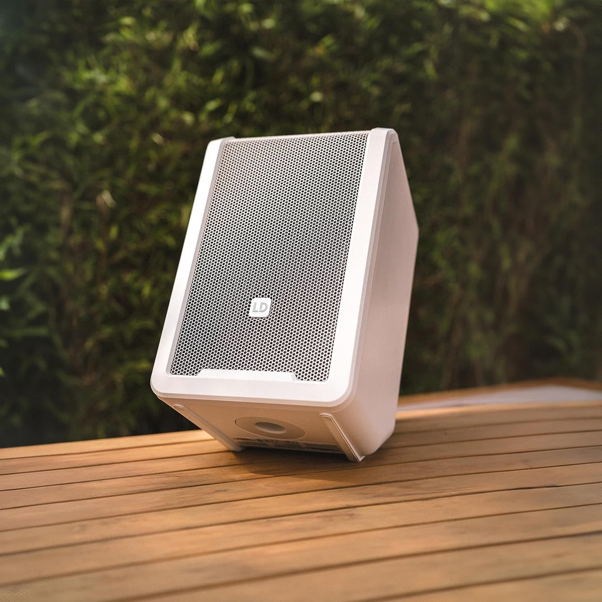 Draagbare Bluetooth PA-luidspreker – Bluetooth Speaker – Actieve Speaker – PA Speaker – Luidspreker – Puur Wit – 8 Inch – Geïntegreerde 5-Kanaals Mixer
