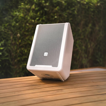 Draagbare Bluetooth PA-luidspreker – Bluetooth Speaker – Actieve Speaker – PA Speaker – Luidspreker – Puur Wit – 8 Inch – Geïntegreerde 5-Kanaals Mixer