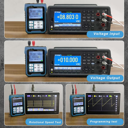 SG 003A Multifunctionele Signaalbrongenerator Meerdere Signaalmodi Automatische Uitgangsfunctie 2,4 Inch Digitale Display Spanning Frequentiegenerator voor PLC-systeemfoutopsporing EU-stekker