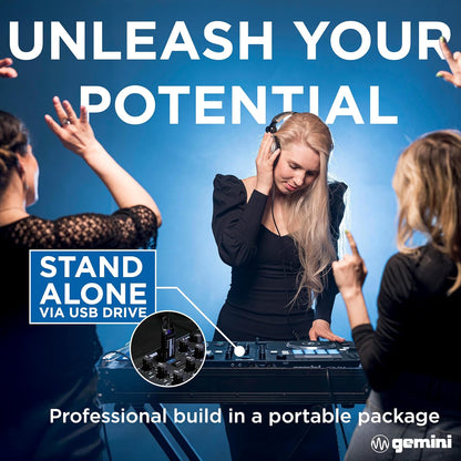 Professionele mediaspeler – DJ mediaspeler – DJ speler – Tweekanaals mediaspeler – Audio mediaspeler – Standalone Of Software-Gestuurd – Compact En Draagbaar