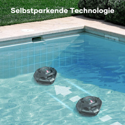 Zwembadrobot – Zwembadreiniger – Zwembadstofzuiger – Pool Cleaner – Draadloze Zwembadrobot – Automatisch Parkeren – 90 Minuten Werkduur – Geschikt Voor Zwembaden Tot 80 m²
