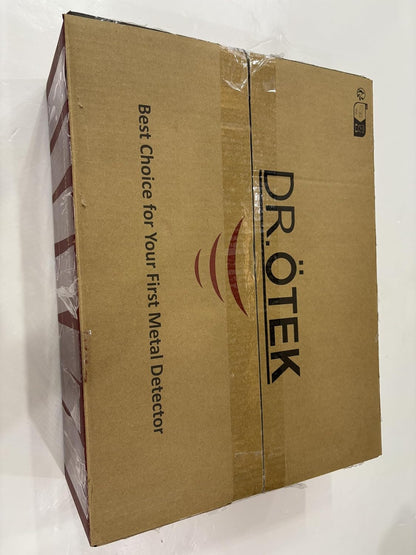 DR.ÖTEK Metaaldetector voor volwassenen, gouddetector met LCD-display, 6 modi, pinpoint & 3-terreinmodi, waterdicht, lichtgewicht en geüpgraded voor beginners, eenvoudig te gebruiken kit met