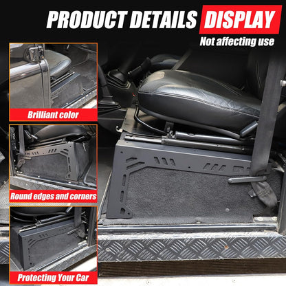 Cars Seat Beugel Mount voor Defender 2004-2018 Aluminium Auto Veiligheid Seat Side Mount Seat Beugels Modificatie Seat Beugel Interieur Styling Accessoires (2 Stks/Zwart)