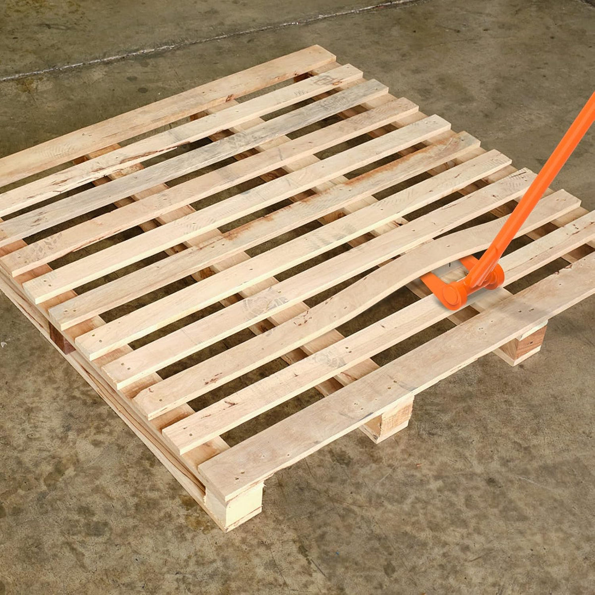 110 graden pallethader, 48 '' volledig stalen handvat dekplank verwijderingshulpmiddel, duurzame palletbreker, multifunctionele palletwrikstang voor efficiënte plaatverwijdering en het optillen