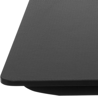hjh OFFICE Bureau, in hoogte verstelbaar, elektrisch, 120 x 60 cm, standaard, carbon, stabiel zit-sta bureau in carbon-look, ergonomisch, zwart