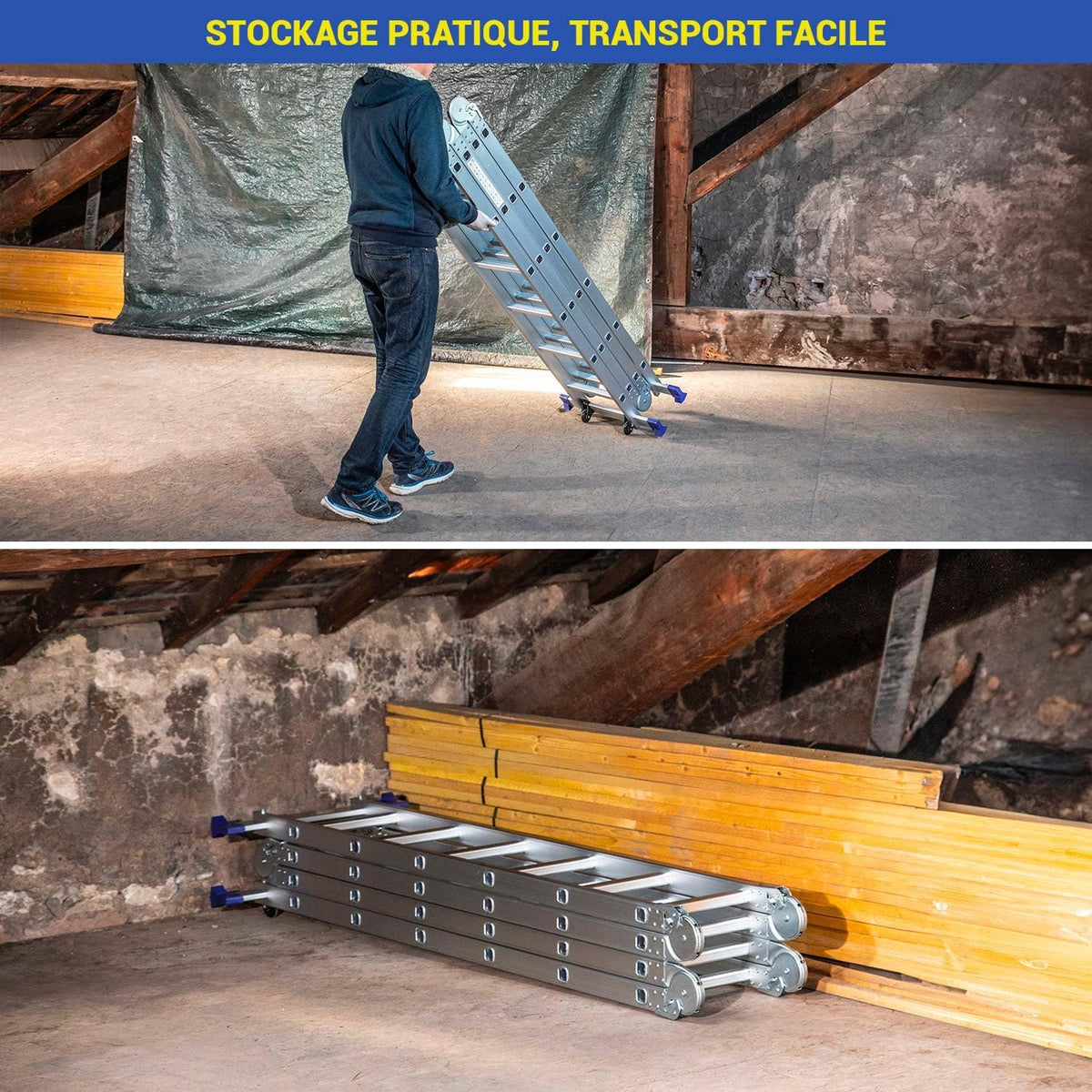 Stavalance4x6 scharnierende ladder