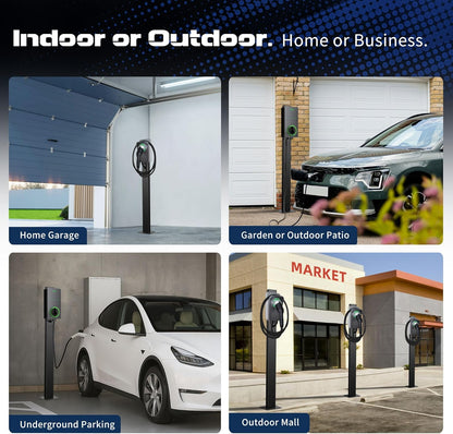 Wandlader Standaard voor Mobiele Wallbox Tesla Laadstation voor Buiten, De Laadzuil voor Mobiele Wallbox Tesla Laadzuil De Wallbox-drager