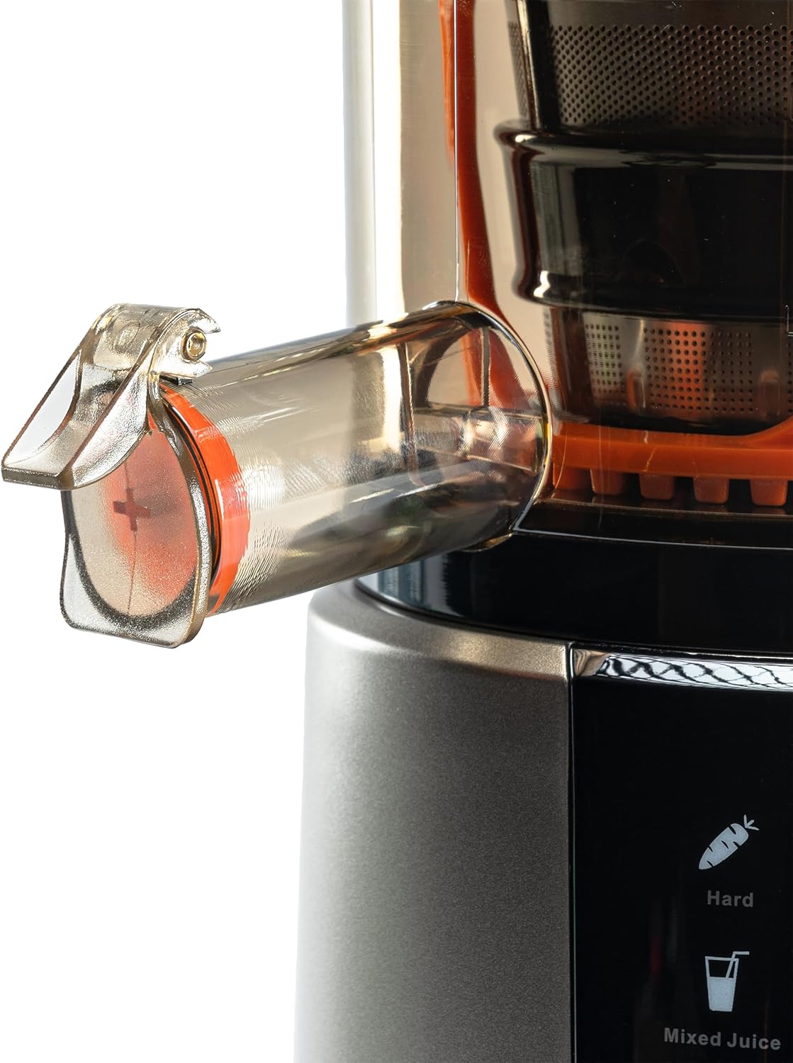 Sapcentrifuge – Slowjuicer – Sapmaker – Fruitpers – Juicer – Zilverkleurig – Digitaal Touchscreen – 3 Snelheden 45/50/55 TPM