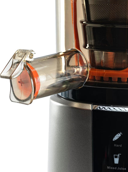 Sapcentrifuge – Slowjuicer – Sapmaker – Fruitpers – Juicer – Zilverkleurig – Digitaal Touchscreen – 3 Snelheden 45/50/55 TPM
