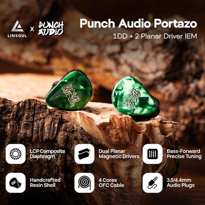 In-Ears – Oordopjes, Oortjes, IEM Oortjes, In-Ear Monitors – Hybride 1 Dynamische + 2 Planaire Drivers – Afneembare Kabel Met 3,5 Mm En 4,4 Mm Aansluiting