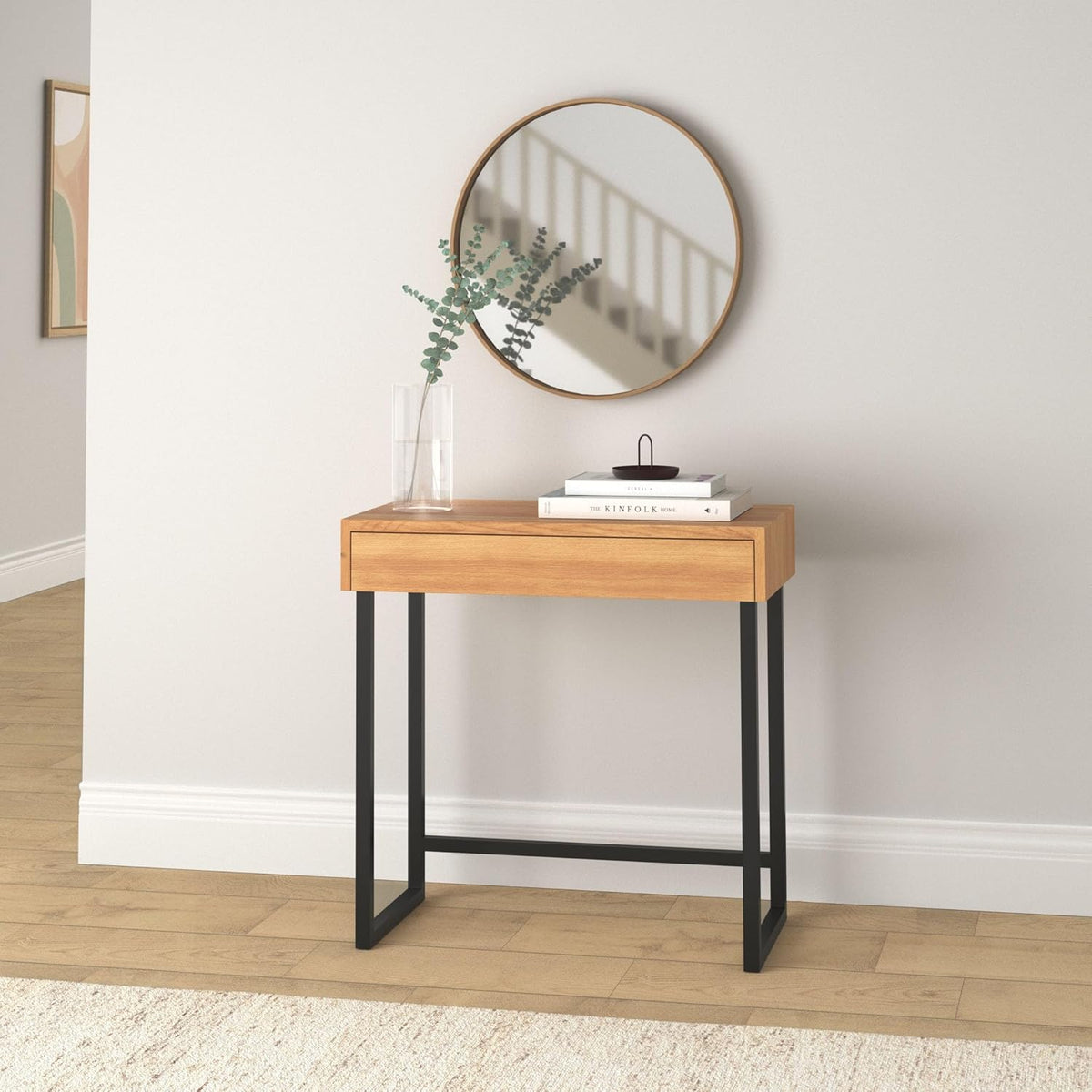 M2 Kollektion console, eiken, bruin, zwart, jazz