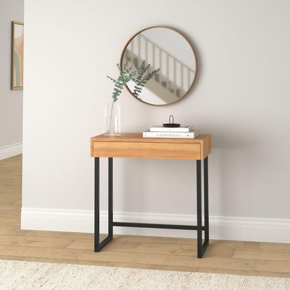 M2 Kollektion console, eiken, bruin, zwart, jazz