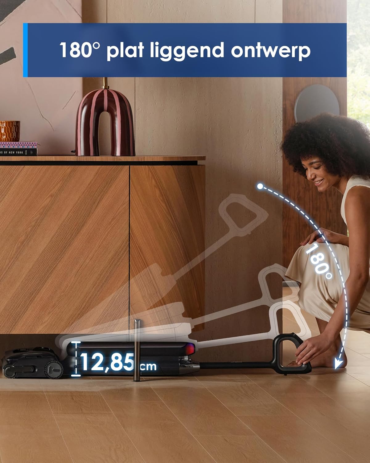 Tineco Floor One S9 Artist nat-droog stofzuiger, 22kPa, 360° SmoothDrive, anti-klit, zelfreinigend, 50 minuten werktijd, reinigen met dubbele rand, 180° Lay-Flat, Flashdry bij 85°C