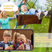 Schommelzitje - Schommels - Kinderschommel - Schommelplankje - voor Binnen Buiten - In Hoogte Verstelbaar Touw - Belastbaar tot 200kg - Dennenhout - 43 x 19.5 cm - Bruin