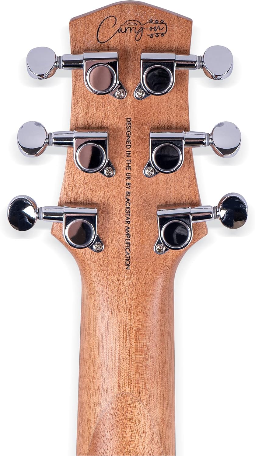 Blackstar BA226016 Carry-on Mini Jet Zwart elektrische gitaar - Perfect voor kinderen en volwassenen, beginners en reizen