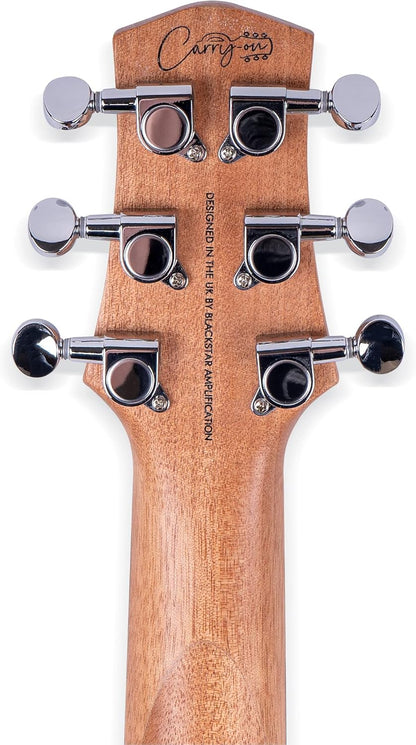 Blackstar BA226016 Carry-on Mini Jet Zwart elektrische gitaar - Perfect voor kinderen en volwassenen, beginners en reizen