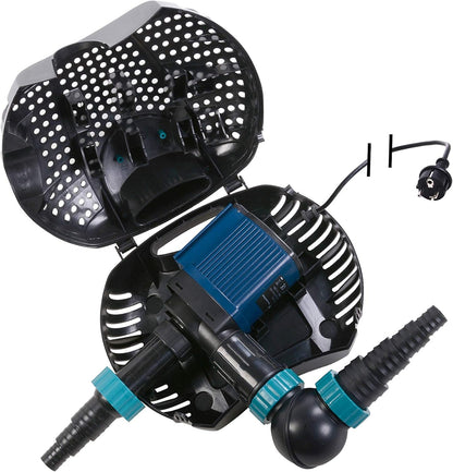 Vijverpomp – Waterpomp – Filterpomp – Fonteinpomp – Vuilwaterpomp – 200 Watt Vermogen – 19.000 L/uur Capaciteit
