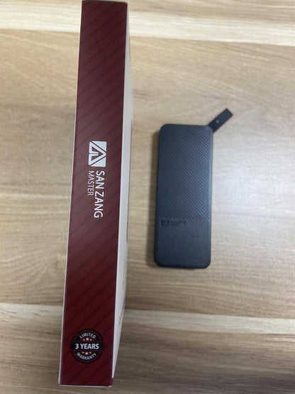 SAN ZANG MASTER Portable SSD 2TB, USB 3.2 Gen2 Portable SSD, with USB-C Cable, 560MB/s Reading, 520MB/s Writing, Reliable Storage for Mac, Laptop, USB-C Smartphone and More, Black - QUORE