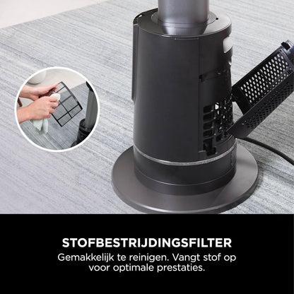Shark TurboBlade Cool + Heat Fan, dubbele ventilator en verwarmingsventilator, met afstandsbediening, zwart, TH200EU