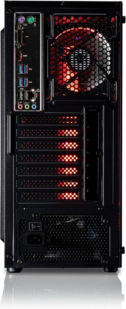 BEASTCOM Q3 Essential Gaming, 8-draads gaming-pc, AMD Ryzen 5 4 x 4,20 GHz, Vega 11 Core 4K Graphic, 16 GB RAM, 1 TB SSD, HDMI, USB 3.2, WLAN, Windows 11 Pro