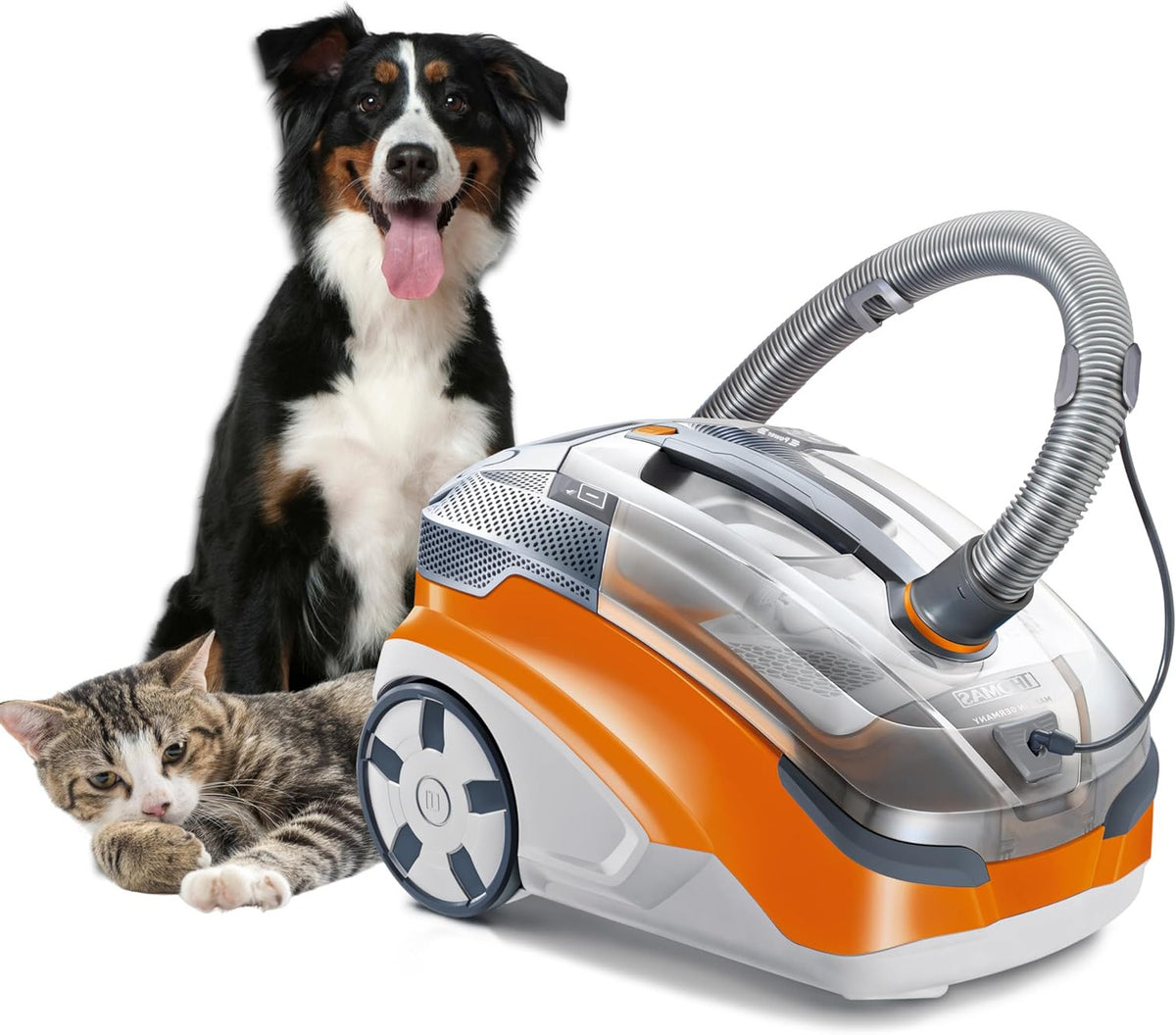 Cilinderstofzuiger – Stofzuiger – Nat en Droogreiniger – Dierenhaarverwijderaar – Waszuiger – 1700W Krachtige Motor – Waterfiltratiesysteem Zonder Stofzak