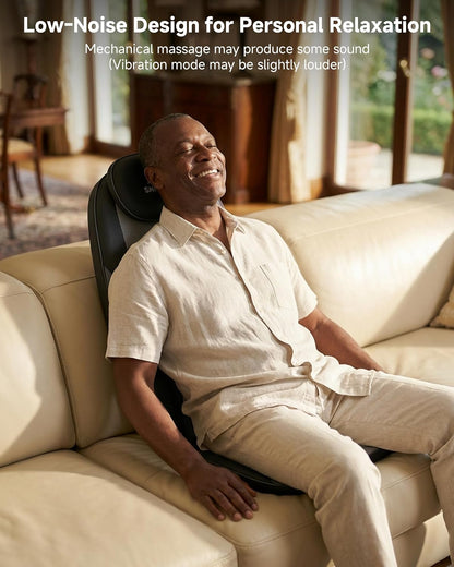 SNAILAX Shiatsu-massagekussen met warmtemassagestoel Pad Kneedende rugmassage voor thuisgebruik SL-256