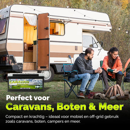 Electronicx GEL Accu 12V 140Ah – Deep Cycle 140Ah onderhoudsvrij voor camper, caravan, boot, tuinhuis, off-grid zonnepaneel, energieopslag – 393×175×190 mm – GEL serviceaccu