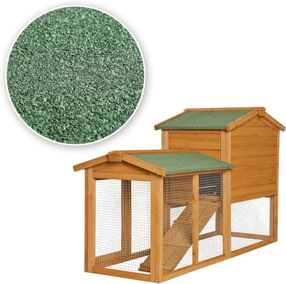 Konijnenhok Dierenhok voor kleine dieren Konijnenvilla 147x52x85 cm