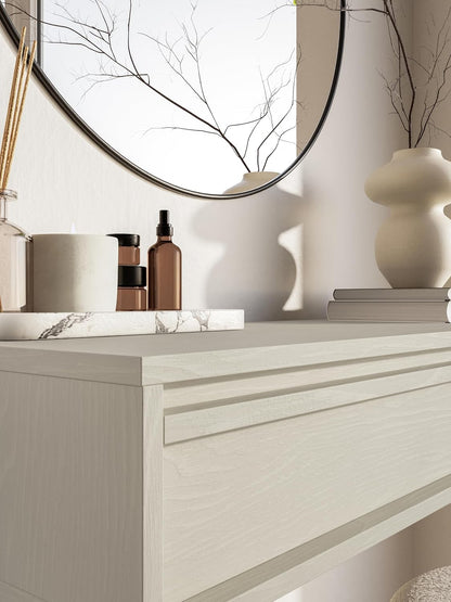 Selsey Evo Consoletafel, Engineered Wood, crème, 90 cm breed