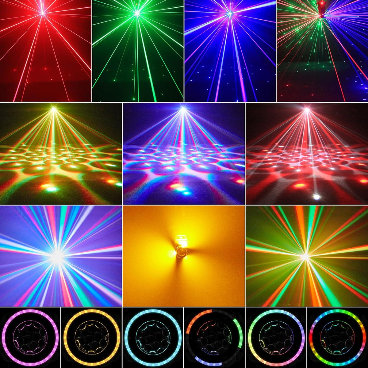 150W bewegende kop LED RGBW Beam Discobal Party Light Stroboscoop lichteffecten voor disco party club Kerstmis podiumlicht