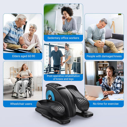 eliptische trainer – crosstrainer – hometrainer – pedaaltrainer – fitnessapparaat – fluisterstille motor – inclusief afstandsbediening en lcd-scherm