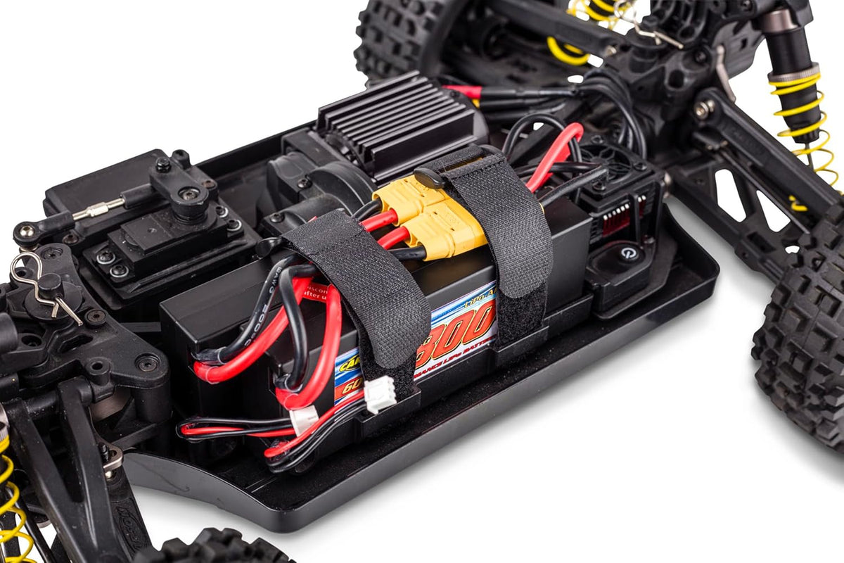 Carson 500409082 1:8 Akuma Buggy 4WD 100% RTR groen - op afstand bestuurbare auto, off-road, hoge kwaliteit, RC voertuig, RC auto 70 km/h, op afstand bestuurbare buggy