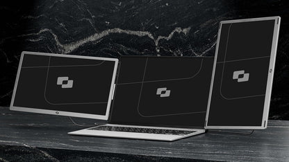 Infinity 15.6'' - Portable Monitor - Protective Case Included - Portable Display - Portable Monitor - Full HD - IPS - Grey - QUORE