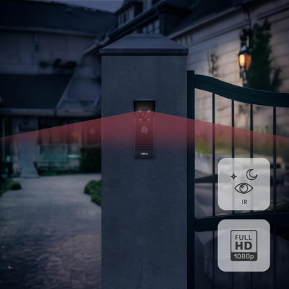 Eura VDP-45A3-TY Alpha+ TUYA WiFi Video deurintercomsysteem 4-draads 7 inch kleurenmonitor zwart