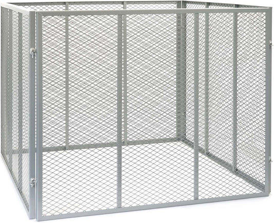 Compostbak 800L 100x100x80cm – Compost Tuinafval – Metalen roosters voor open composteren