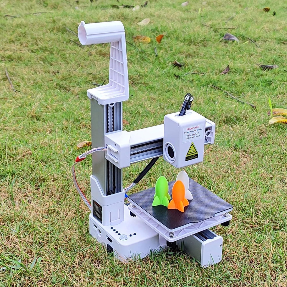 3D-printer – Mini 3D-printer – Desktop 3D-printer – Filamentprinter – Beginners 3D-printer – Zeer Nauwkeurig Printen – Ondersteunt PLA & TPU Filament 1,75 mm – Printformaat 100 x 100 x 100 mm – One-Click Bediening
