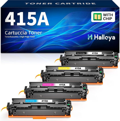 Toner 415A Multipack – Tonercartridge – Printercartridge – Inktcartridge – Kleurentoner – Compatibele Chip – Hoge Paginaopbrengst Tot 2400 Pagina’s