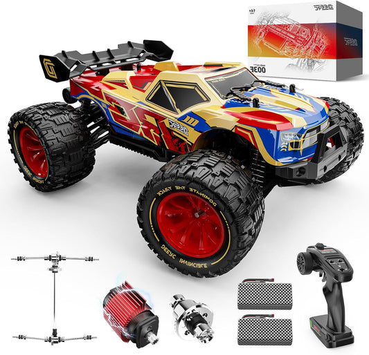 RC Monster Truck – RC Auto – Bestuurbare Wagen – Offroad Voertuig – Hobbyauto – 1:14 Schaal – Borstelloze Motor – Waterdicht Design - QUORE