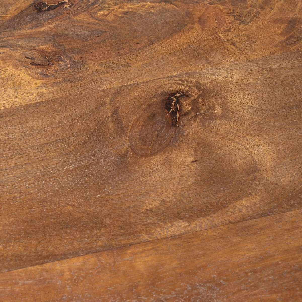 DRW Ovale eettafel van hout en metalen voet in walnoot en zwart, 200 x 100 x 75 cm