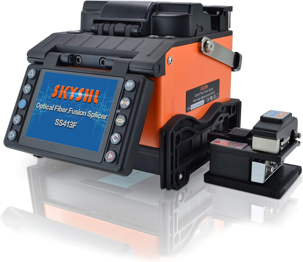 Kern tot Kern Glasvezel Optische Lasmachine Fusielasmachine (Met 4 paar elektroden) FTTH Fiber Optische Fusion Splicer Splicing Machine for SM MM DS NZDS (SS413F)