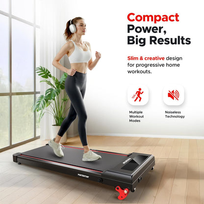 Loopband – Elektrische Loopband – Wandelband – Fitness Loopband – Opvouwbare Loopband – Inklapbaar Ontwerp – 3 Hellingsniveaus – Stille 2,5 pk Motor – FTMS Multi-App-Connectiviteit – Geschikt Tot 136 kg