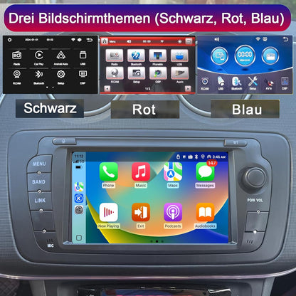 Autoradio – Auto Radio – Wagenradio – Inbouwradio – Multimedia Radio – Wireless CarPlay & Android Auto – 7 Inch Touchscreen – Bluetooth 5.0 Handsfree